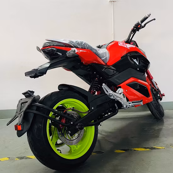 Vespa potente de la motocicleta eléctrica de las vespas 3000W de Electrico de alta velocidad 72V 1500 Perú EEC Coc