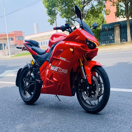 Flymate Moto de alta velocidad Racing Motocicletas Chopper Motor Bike City Road 12 pulgadas Motocicleta Scooter eléctrico Motocicletas