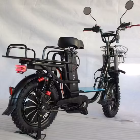 Bicicleta eléctrica al por mayor 350W/500W MID Moter bicicleta de 2 ruedas 48V/60V batería de plomo ácido E Scooter Facotry barato para adultos